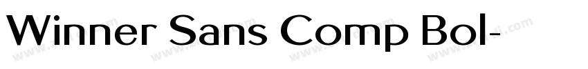 Winner Sans Comp Bol字体转换